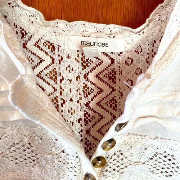 Maurices - White Lace Tank Top - Picture 4 of 6